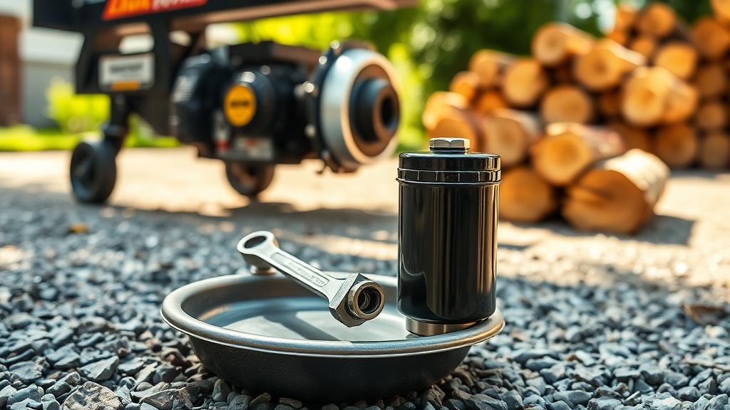 Champion 25-Ton Log Splitter: How to Replace the Hydraulic Oil Filter