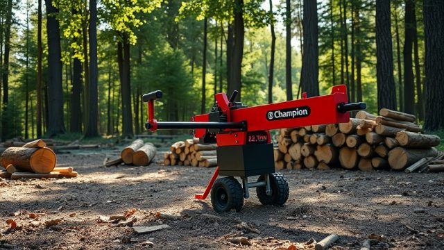 Champion 25-Ton Log Splitter: Best Accessories to Boost Productivity