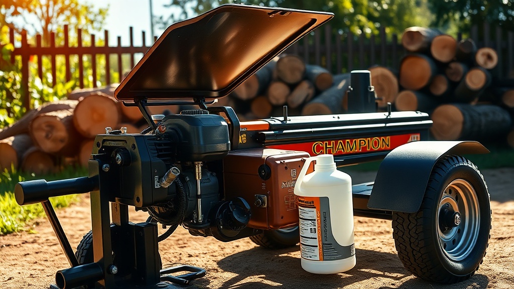 Champion 25-Ton Splitter: Fuel System Cleaning Guide for Better Performance