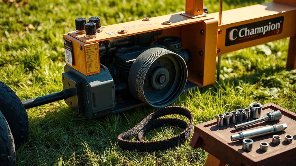 Champion 25-Ton Splitter: Step-by-Step Drive Belt Replacement Guide