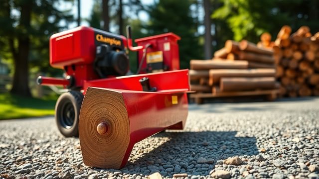 Champion 25-Ton Splitter: How to Sharpen the Wedge for Cleaner Splits