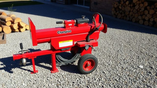 Champion 25-Ton Log Splitter: Step-by-Step Hydraulic Hose Replacement Guide