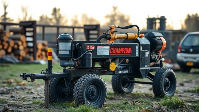Champion 25-Ton Splitter: How to Replace the Hydraulic Oil Filter