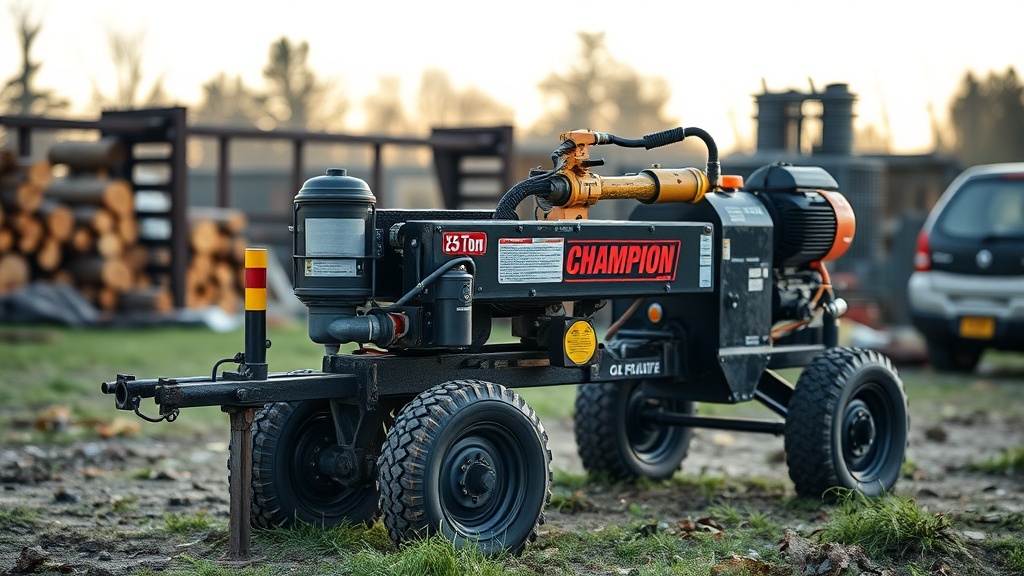 Champion 25-Ton Splitter: How to Replace the Hydraulic Oil Filter