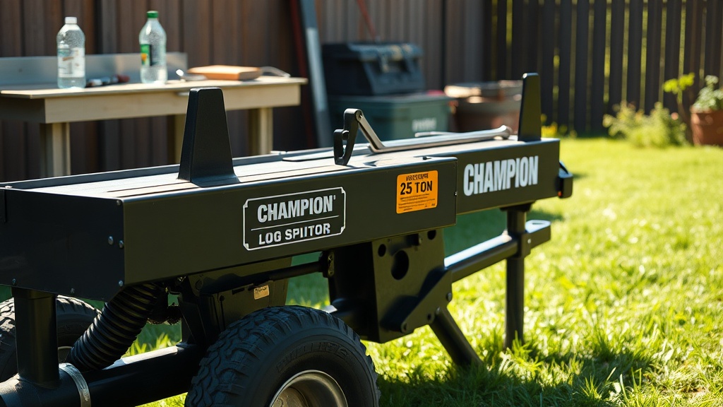 Champion 25-Ton Log Splitter: Hydraulic Oil Type and Compatibility Guide