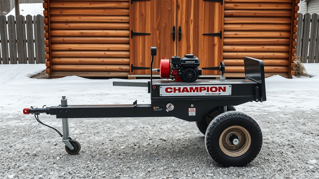Champion 25-Ton Splitter: Winter Storage and Antifreeze Tips