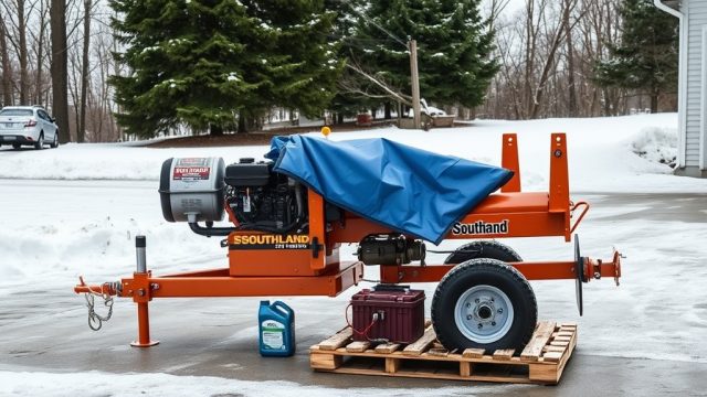 Southland 22-Ton Log Splitter: Winter Storage and Antifreeze Tips