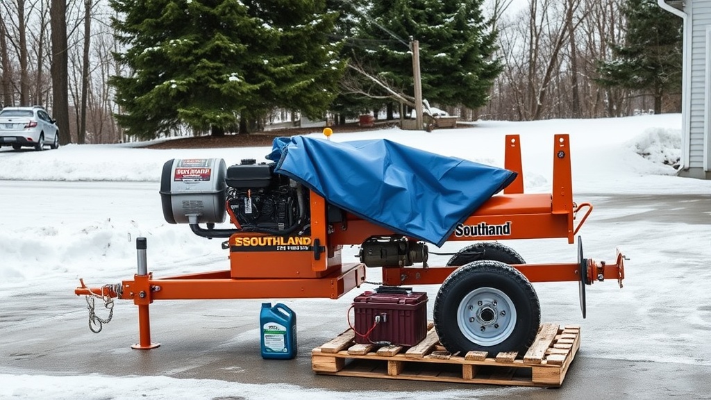Southland 22-Ton Log Splitter: Winter Storage and Antifreeze Tips